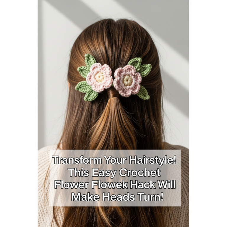 DIY Crochet Flower Hair Tie Pattern – Easy Floral Accessory