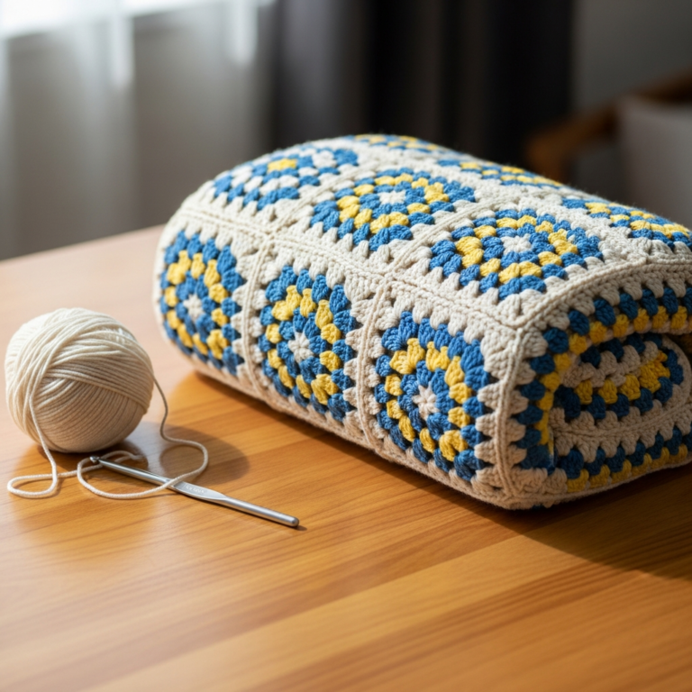 Heritage Granny Square Sofa Armrest & Organizer Set